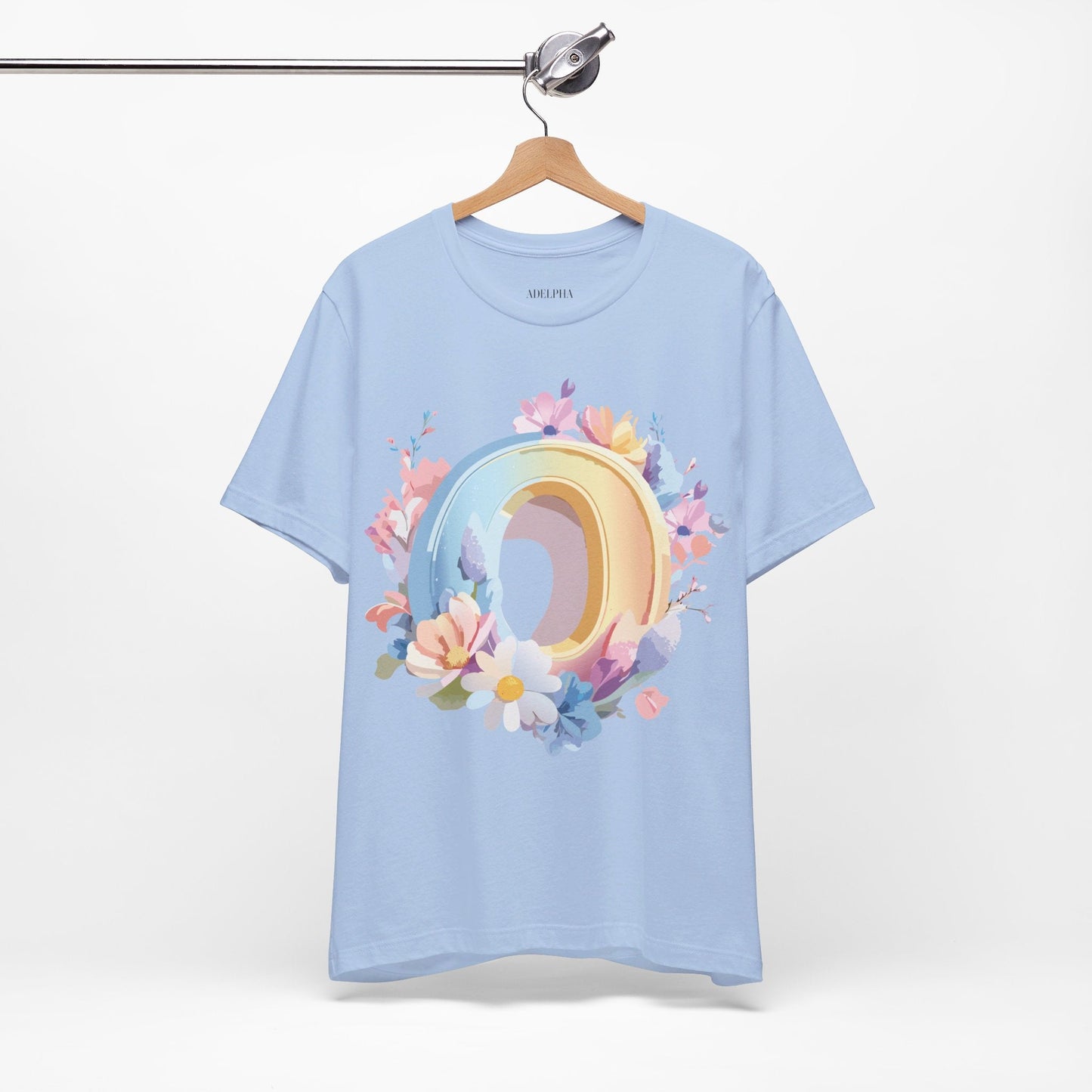Adelpha Letter O Shirt Unisex Graphic Tee Vintage Inspired Art Design Jersey Short Sleeve