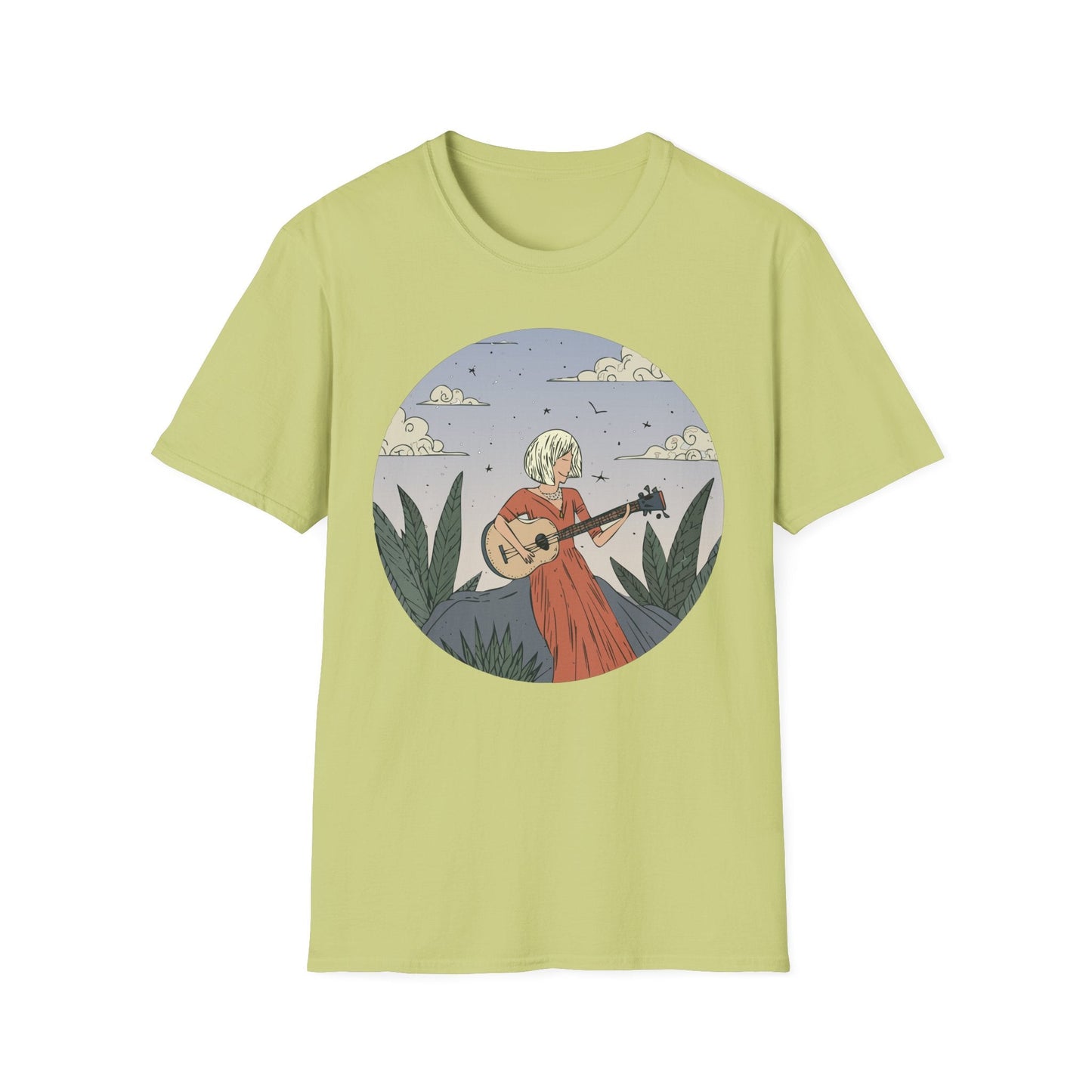 Womens Graphic T Shirts Art Design Tee Unisex Softstyle Gildan 64000 100 Percent Cotton