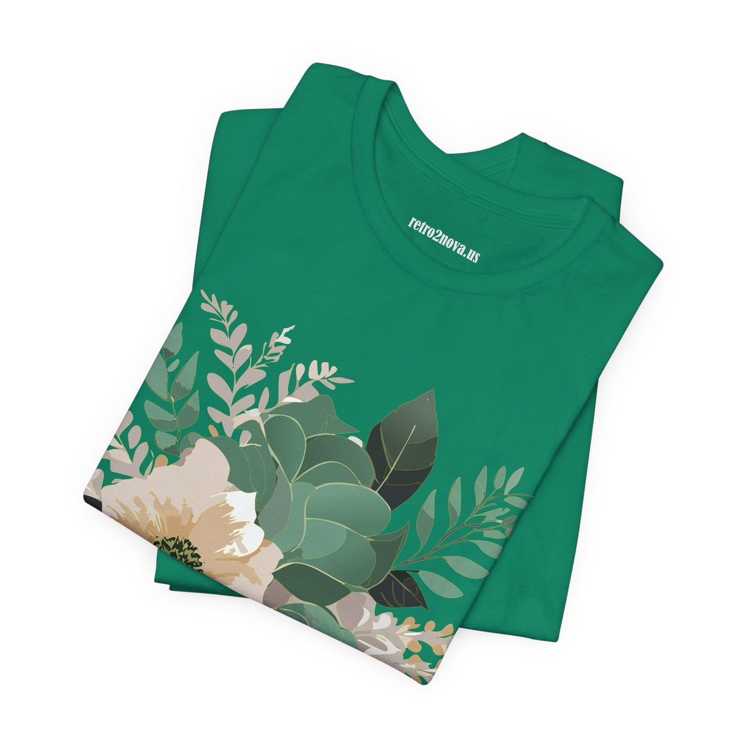 Flowers Shirt Floral Shirt Unisex Jersey Short Sleeve Tee From Flowers Collection Retro2Nova