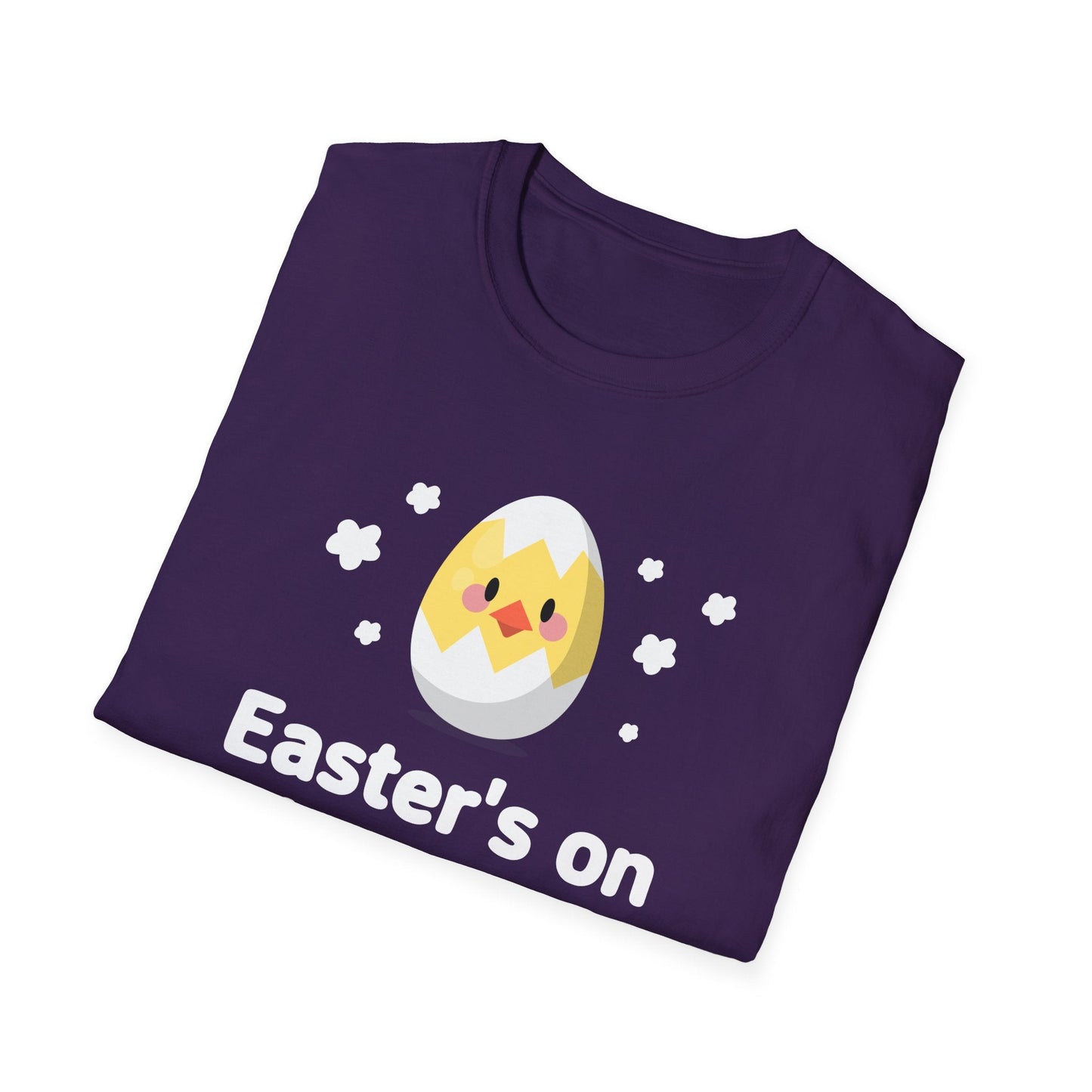 Easter Day T Shirt with Easter Design and Signature Print Unisex Gildan Softstyle Tee One Hundred Percent Cotton