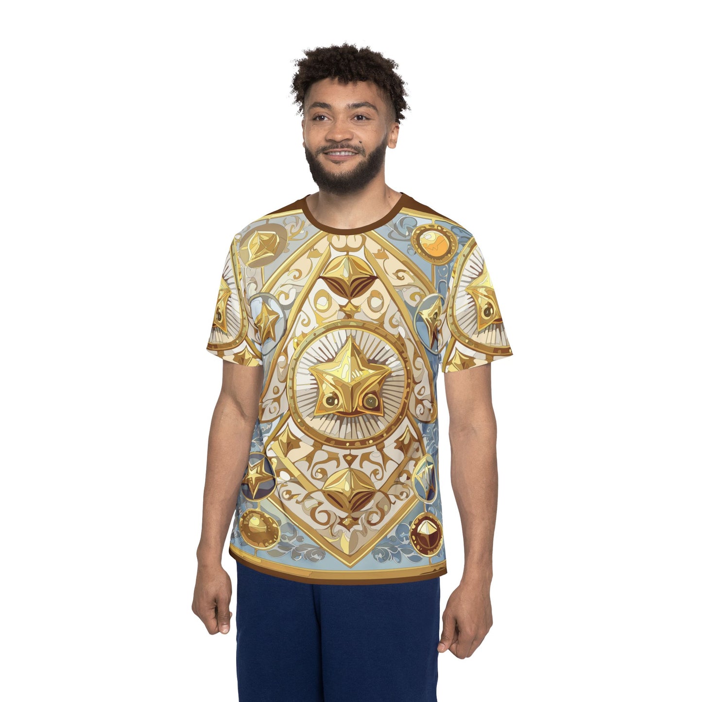 23-Card Deck Graphic T-Shirt, Art Design Poly Shirt, All Over Print Graphic Tee, Playing Cards T-Shirt, Playing Cards Tees