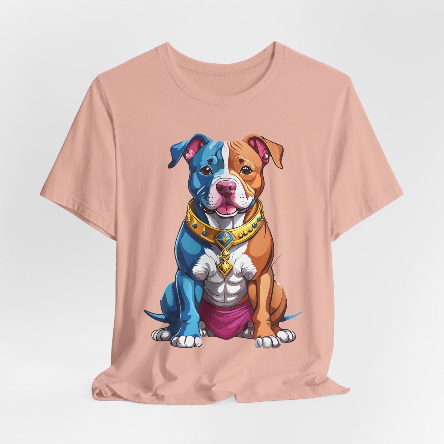 Unisex Animal Shirt Art Design Tee With Wild Animals Print Short Sleeve Jersey Tee