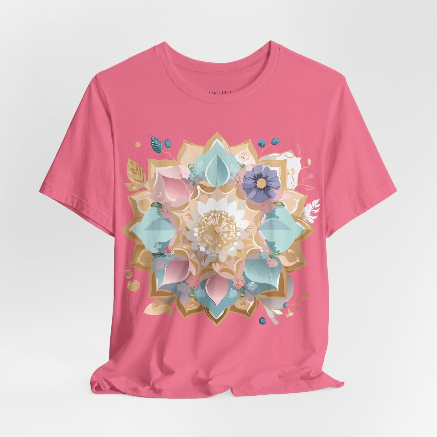 Adelpha Mandala Graphic Tee Unisex Jersey Short Sleeve Vintage Inspired Artwork Shirt