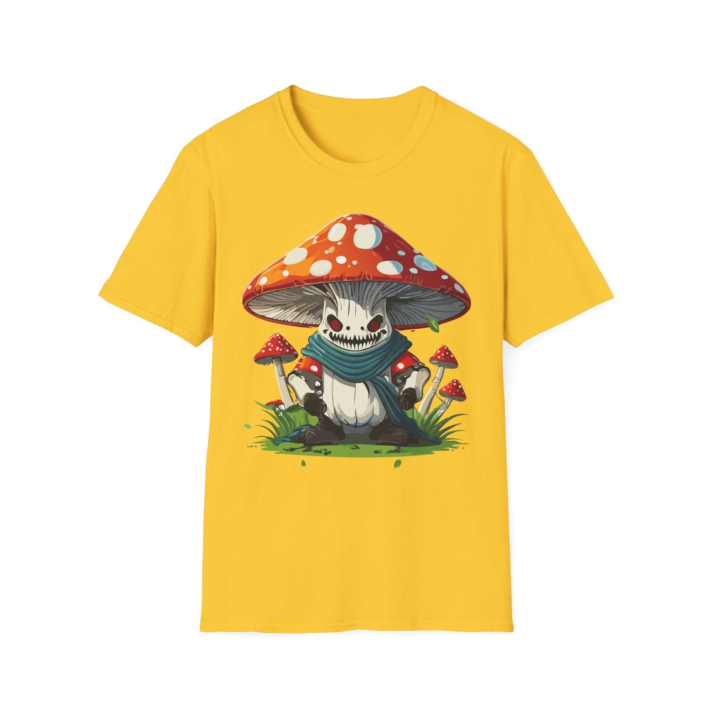 Unisex Mashroom T Shirt Funny Fungus Inspired Design Gildan Softstyle 64000 Tee Shirt