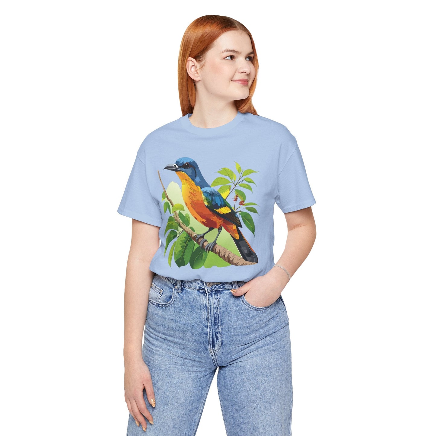 Unisex Animal Design Tee Shirt With Wildlife Graphics For Casual Everyday Wear And Comfort