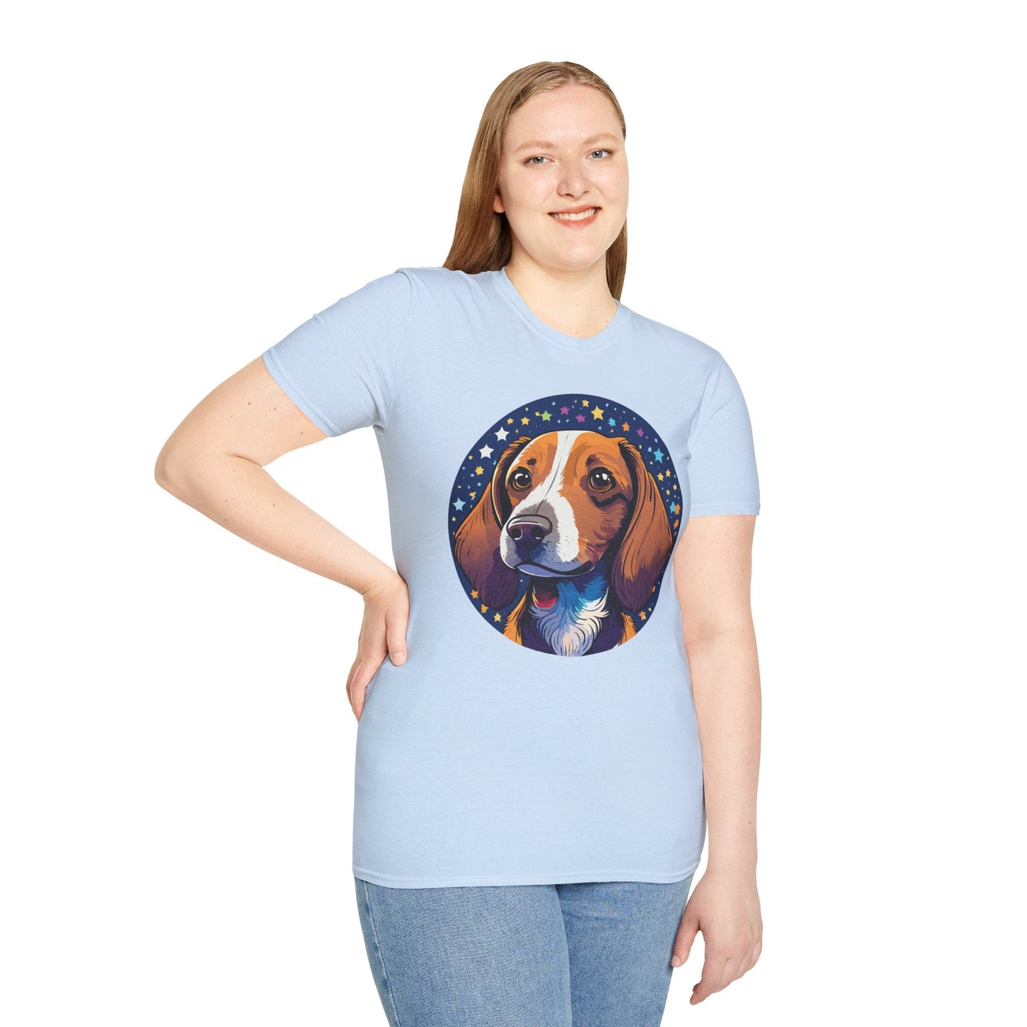 Dog Shirt Unisex Animal Tee Gildan Softstyle 64000 Short Sleeve