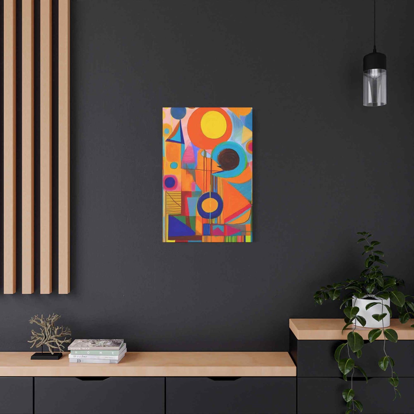 Abstract Painting Print Canvas 20x24,20x30,24x30, 24x32,24x36,30x40, 32x48,36x48,40x60 Pine-Wood Inner Frame ABS-12