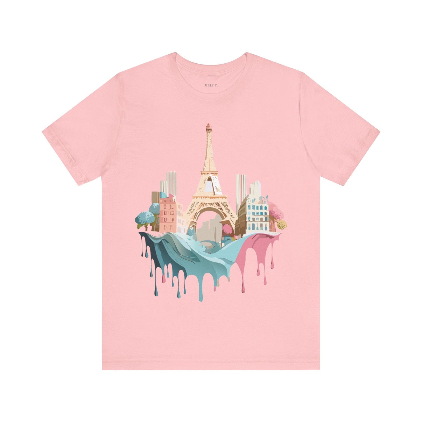 Paris Tourist Shirt Unisex Graphic Tee With Vintage Inspired Artwork Adelpha Art Design