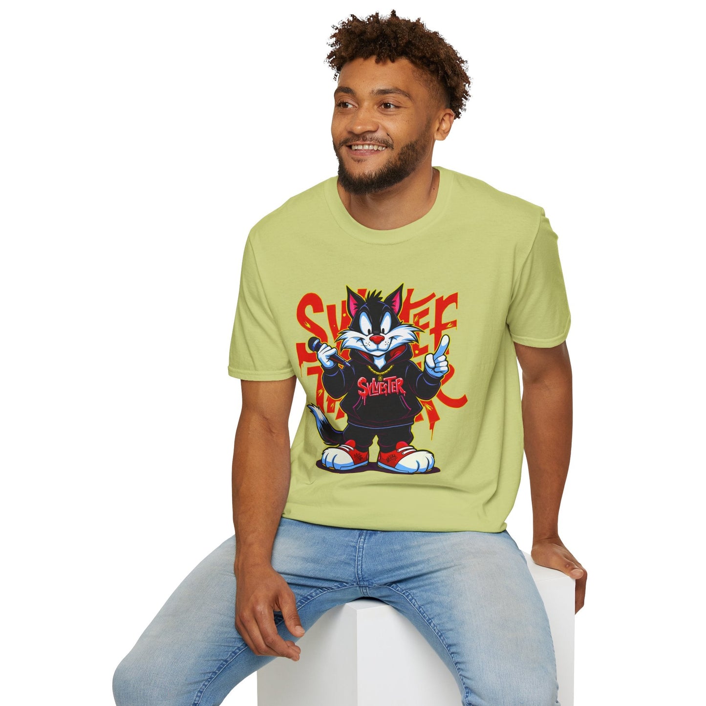 Gildan Softstyle Unisex T Shirt 100 Percent Ring Spun Cotton Cartoon Animation And Funny Animals Tee