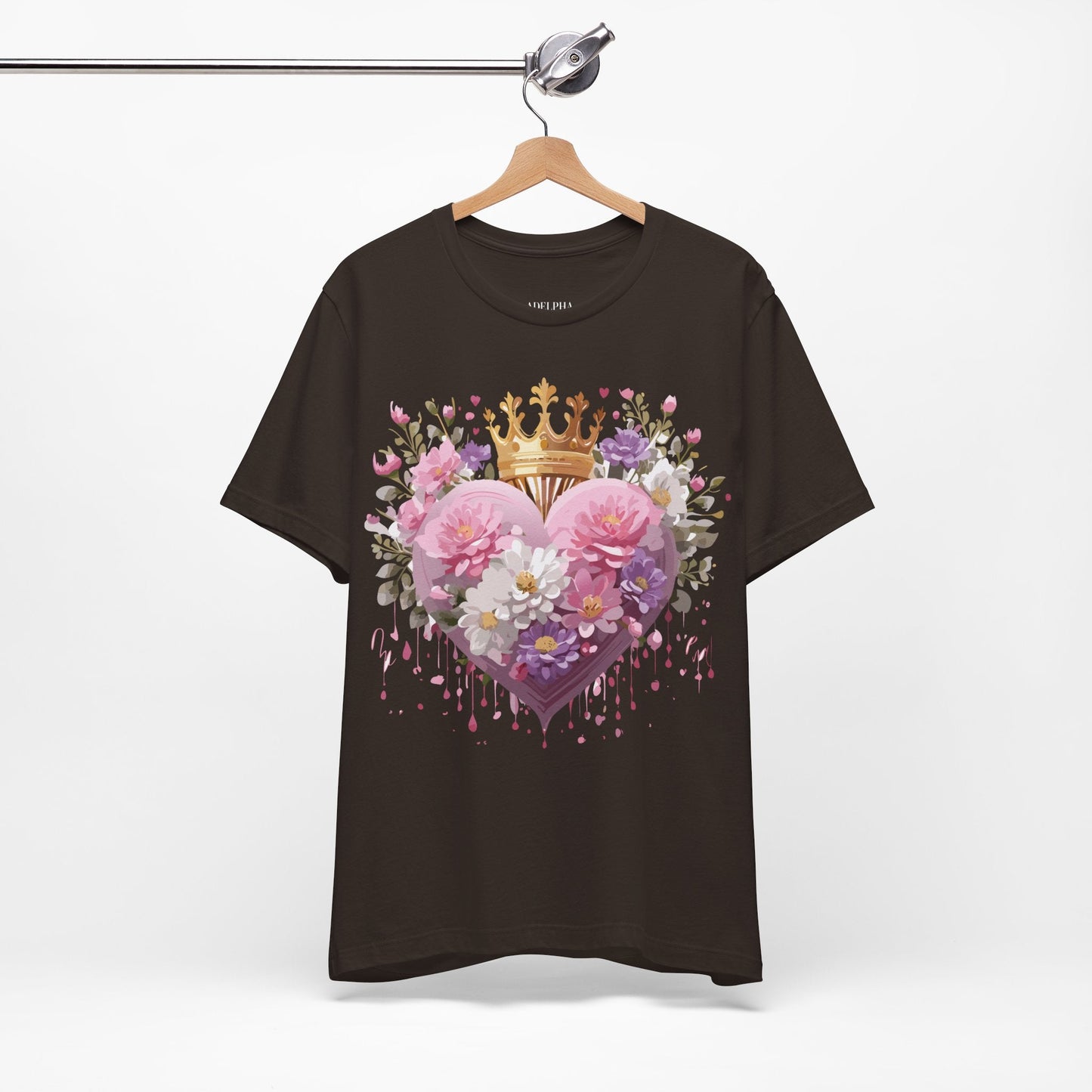 Valentine Graphic T Shirt Unisex Jersey Short Sleeve Adelpha Art Design Tee Vintage Inspired