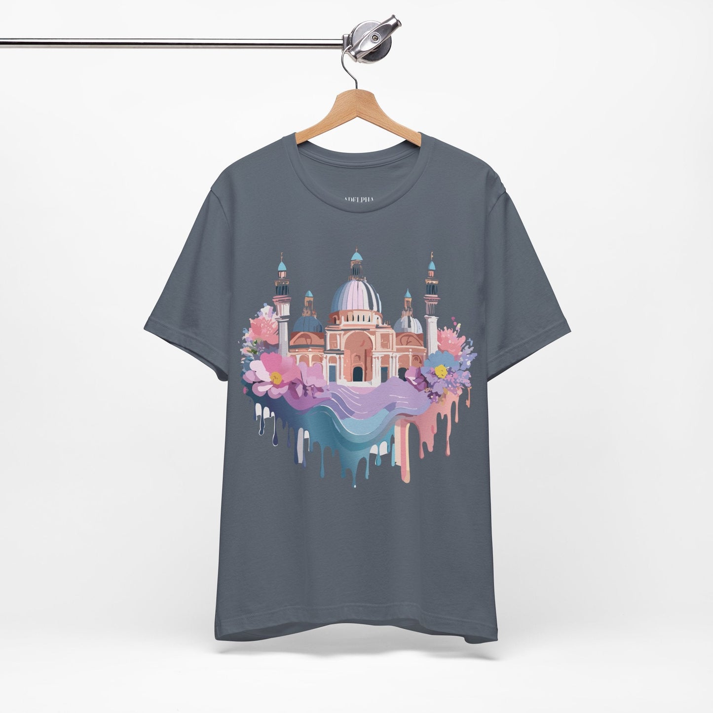 Venice Tourist Shirt Graphic Tee Unisex Jersey Short Sleeve Casual Wear Adelpha Artwork