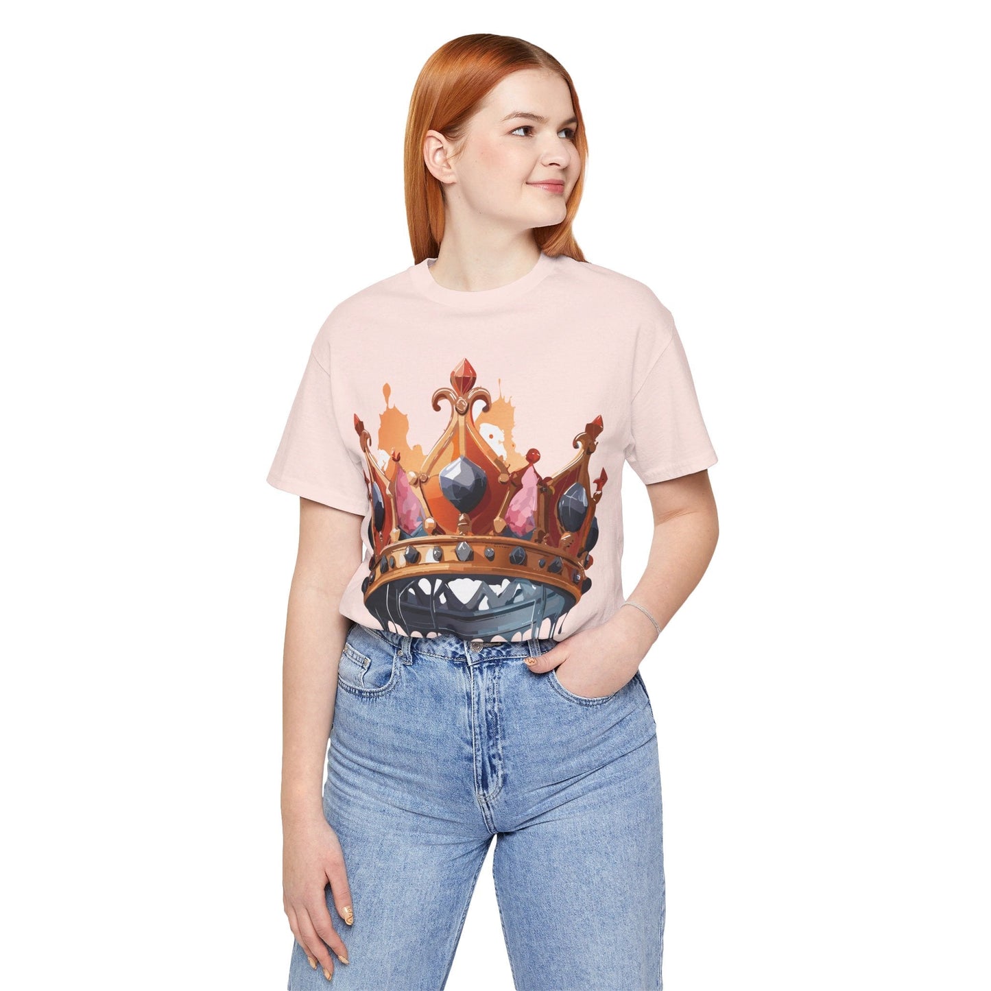 Crown Graphic Unisex 100 Cotton Vintage Artwork Tee 10