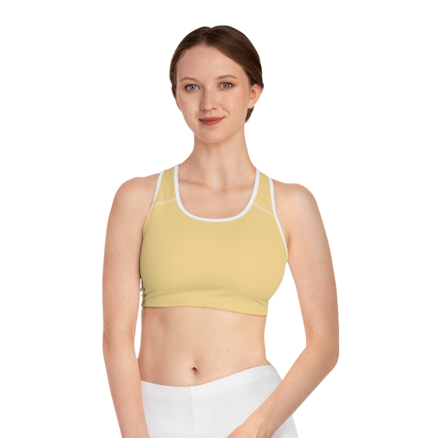 Yellow Color Sports Bra, Yellow Sports Bra 7