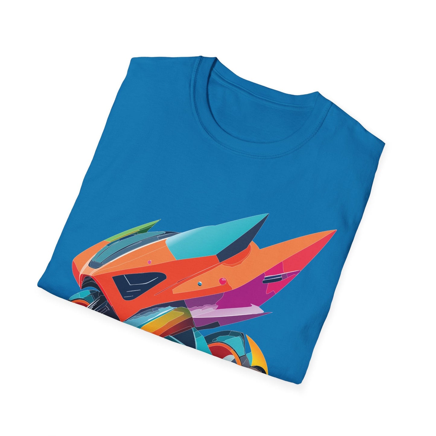 Unisex Bike T Shirt Moto Shirt Motorcycle MTB T Shirt 100 Percent Cotton Softstyle