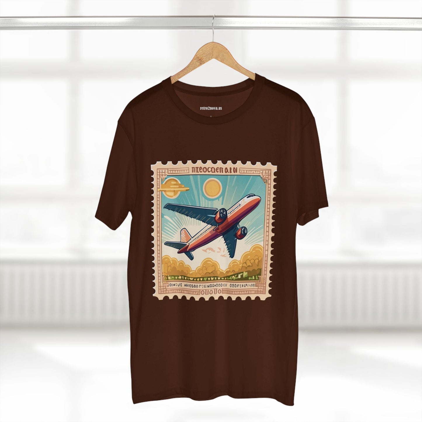 Stamp Shirt Postage Stamp Tee PS5 Unisex Premium Cotton Art Tee By Retro2Nova Pro