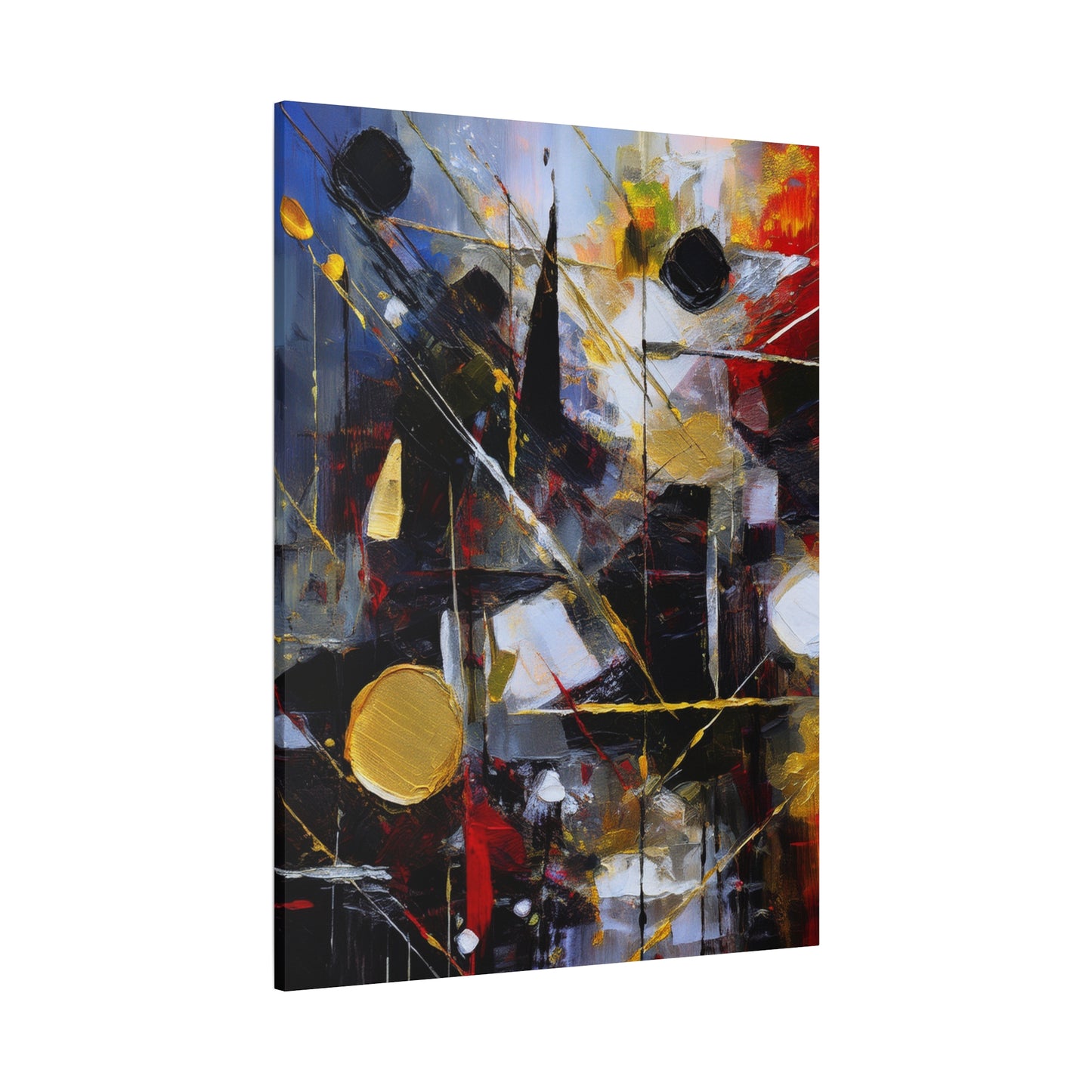 Abstract Oil Painting Print Canvas 20x24,20x30,24x30 24x32,24x36,30x40 32x48,36x48,40x60 Pine-Wood Inner Frame ABS-195
