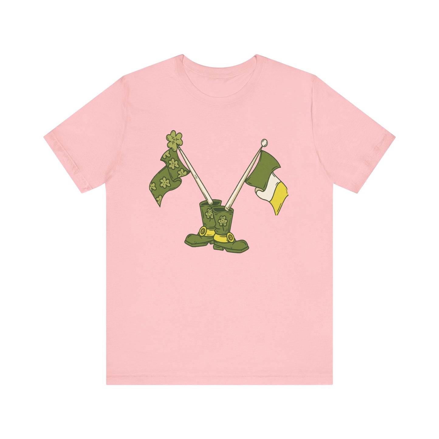 Unisex Cotton Tee Shirt with Lucky Prints