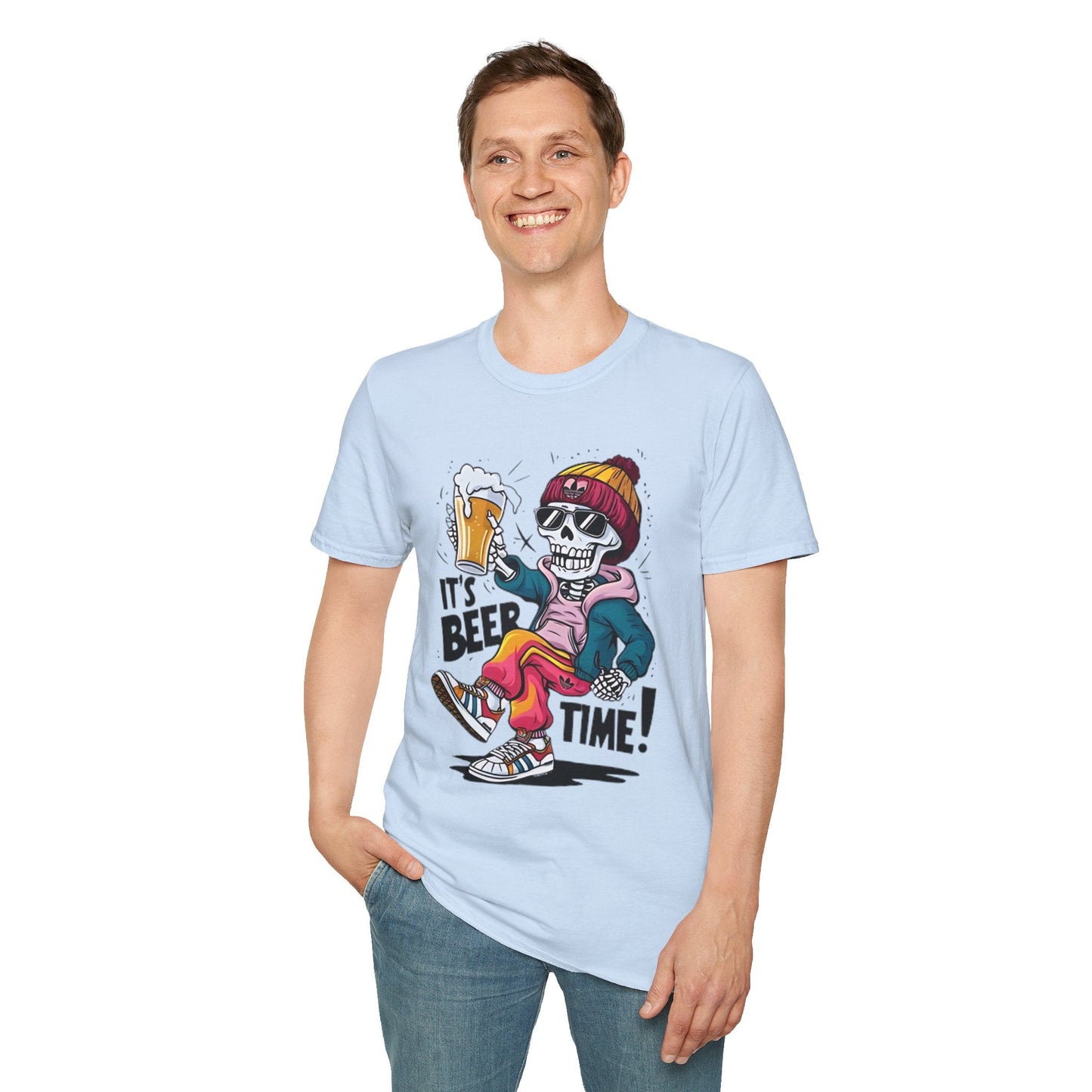 Gildan Softstyle 64000 Skull T Shirt Unisex Skeleton Graphic Tee Premium Comfort