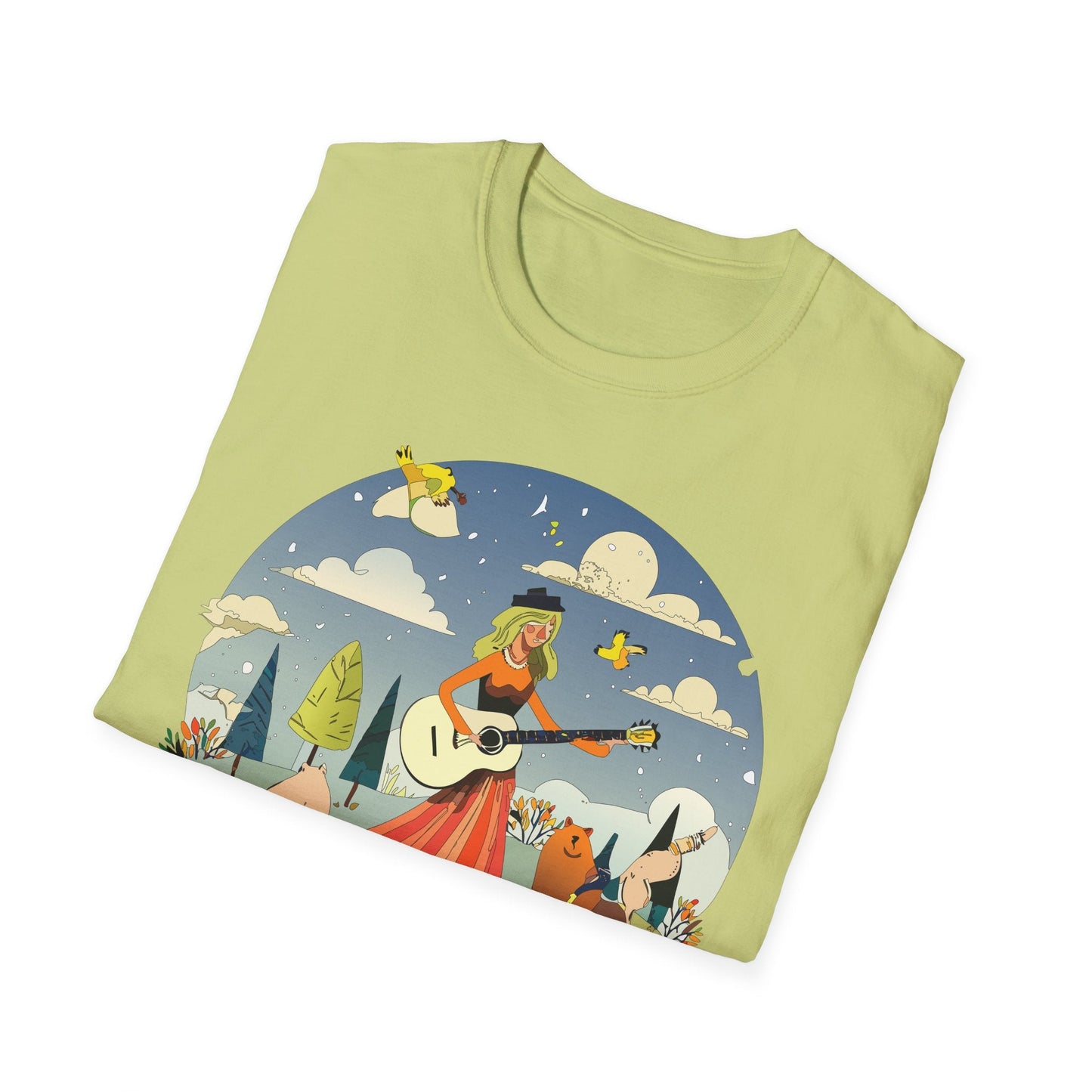 Womens Graphic T Shirt Art Design Tee Unisex SoftStyle Gildan 64000 100 Percent Cotton
