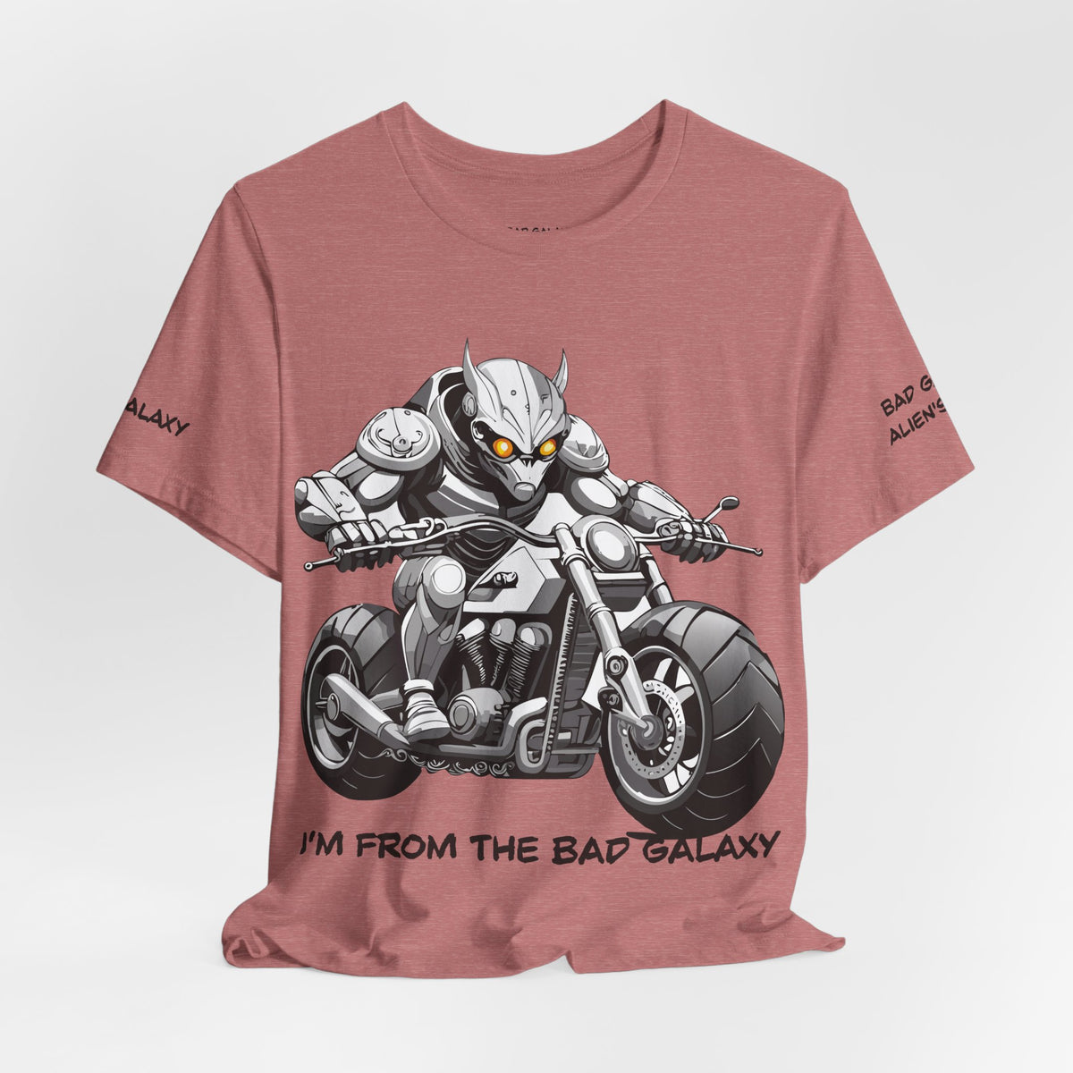 Alien Graphic Unisex Cotton Bella+Canvas Tee with Art Design b84