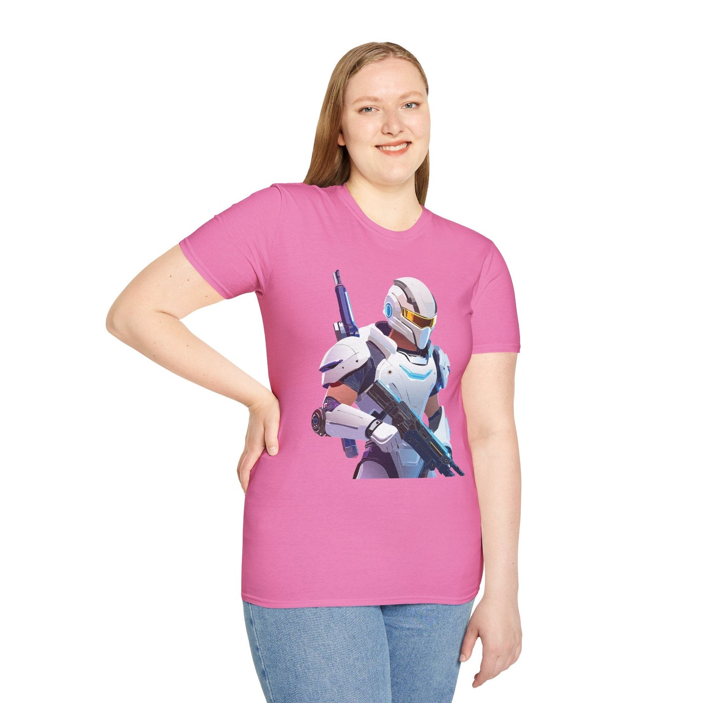 Robocop T Shirt Unisex Softstyle 64000 Gildan 100 Percent Ring Spun Cotton Graphic Tee