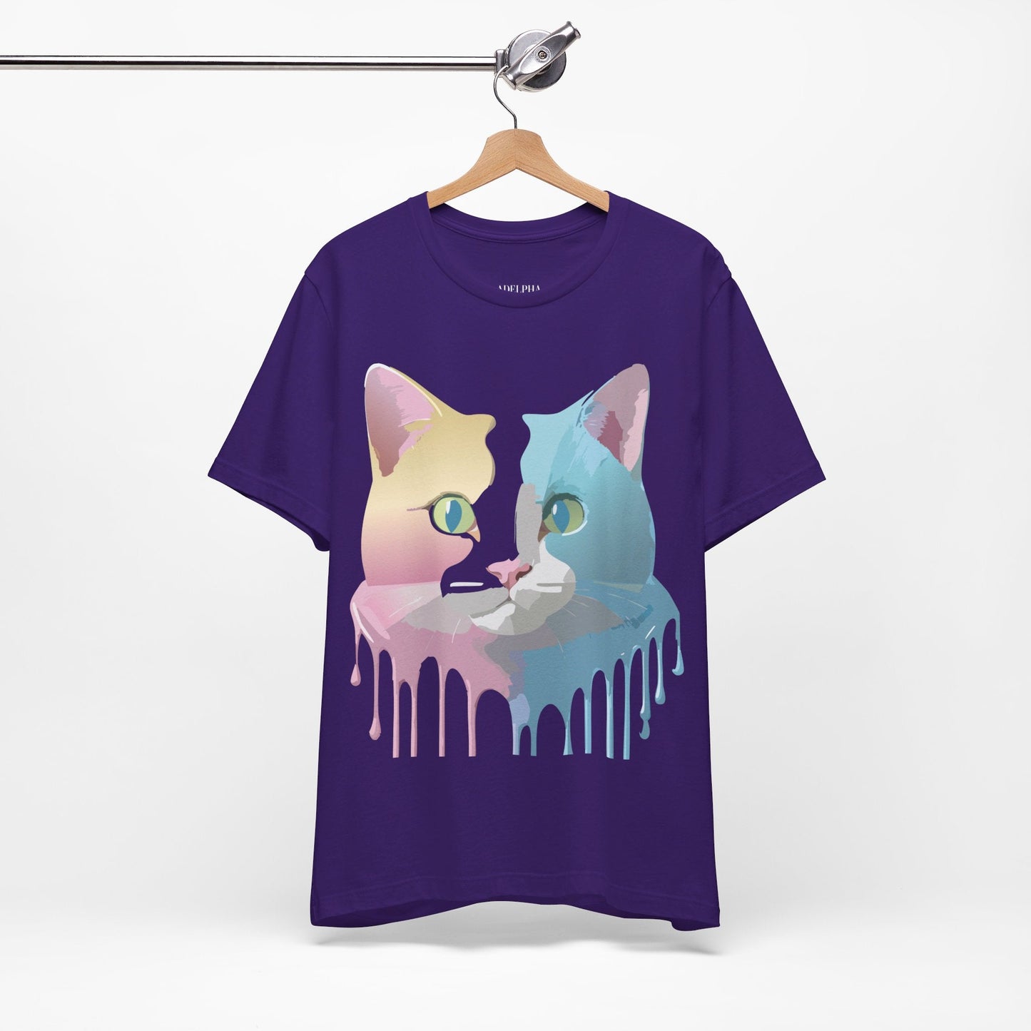 Cat Graphic Tee Unisex Vintage Inspired Shirt By Adelpha Limited Edition