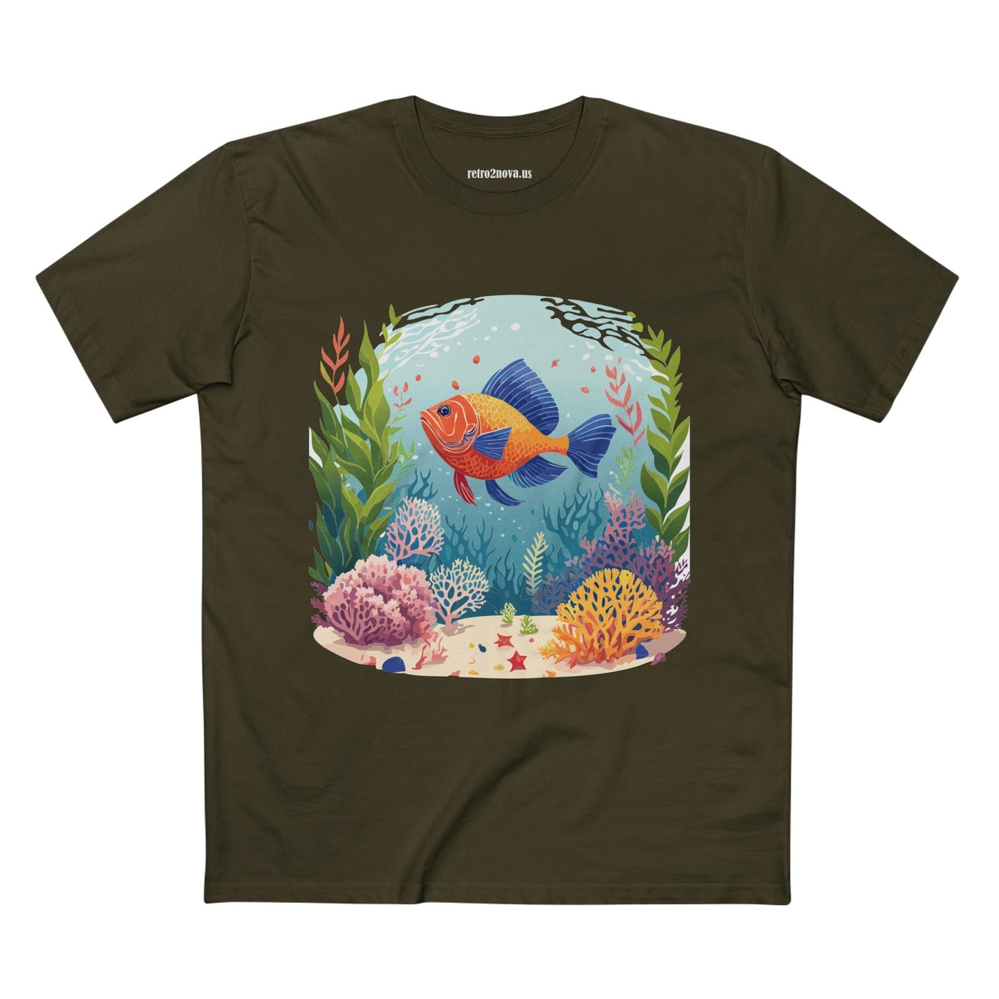 Ocean Shirt Ocean Pacific OP 10 Unisex Premium Cotton Art Tee Retro Inspired Design