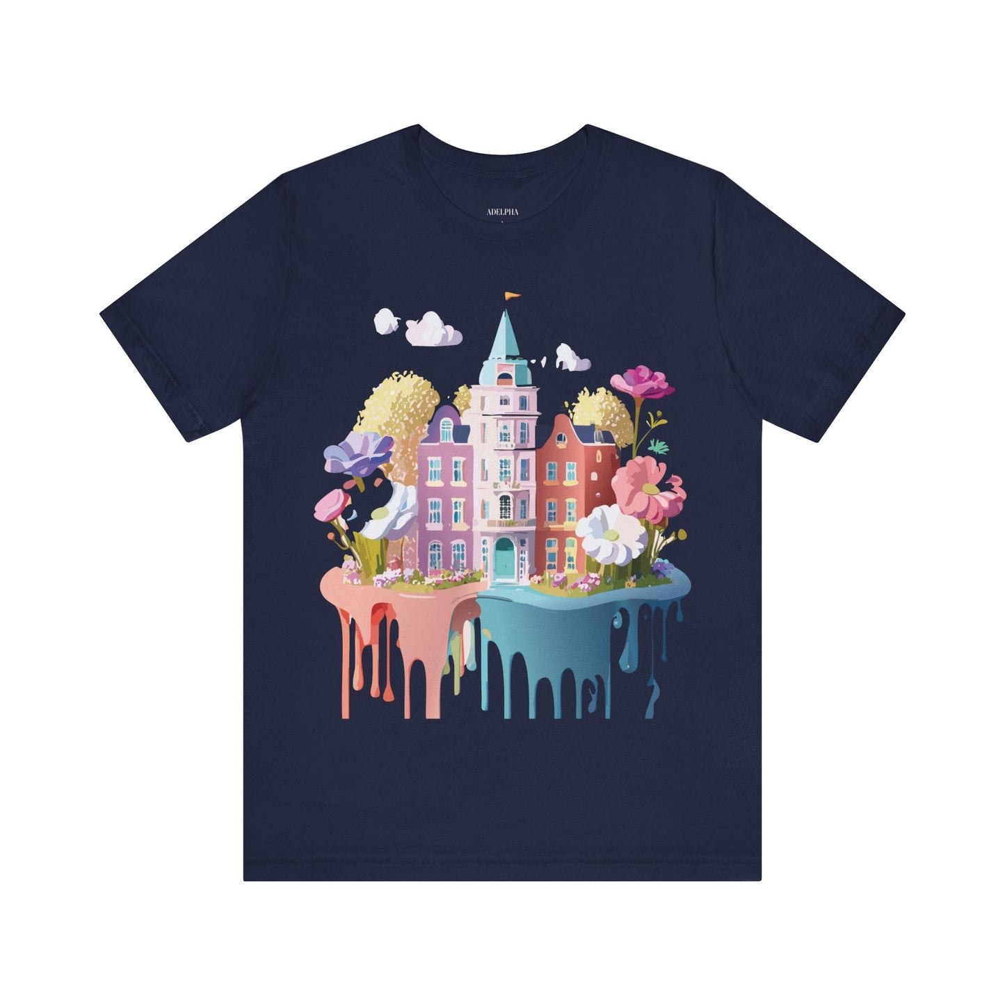 Amsterdam Tourist Shirt Unisex Graphic Tee Vintage Inspired Artwork Art Design By Adelpha