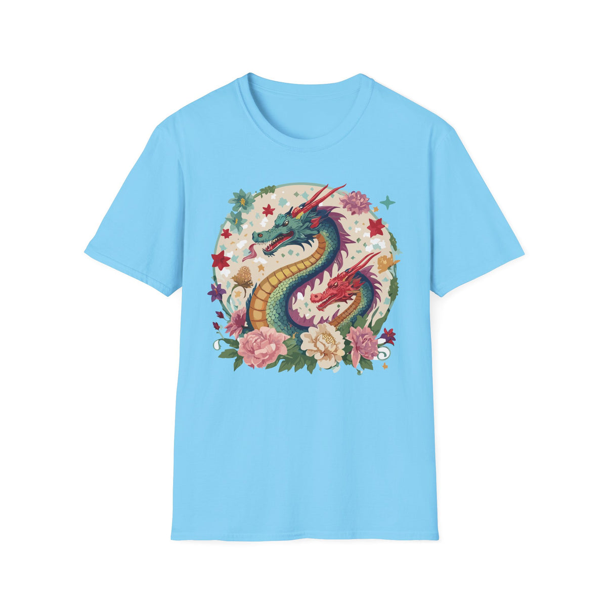 Dragon Graphic Tee Gildan Unisex 100 Cotton Tee Shirt with Animal a35