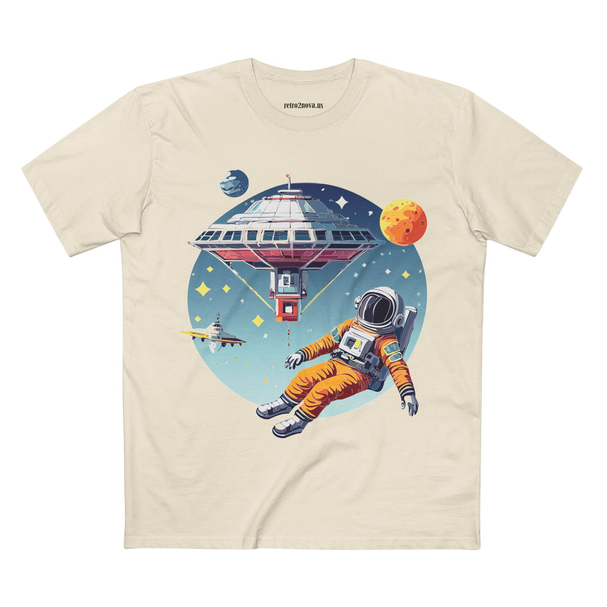 Cosmos Astronaut Graphic Tee Staple Unisex 100 Cotton Tee Shirt - CS-16