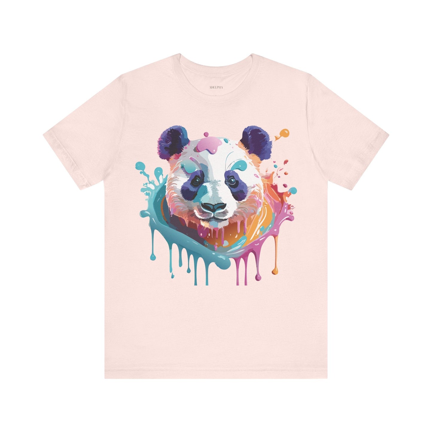Panda Graphic Tee Unisex Vintage Inspired Art Design By Adelpha Premium Jersey Short Sleeve