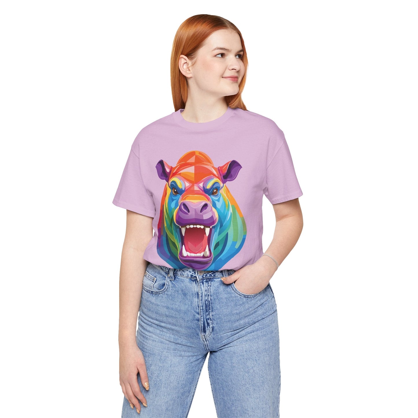 Unisex Animal Shirt with Animals Graphic Tee Art Design Wild Animals Shirt Tee for Everyone