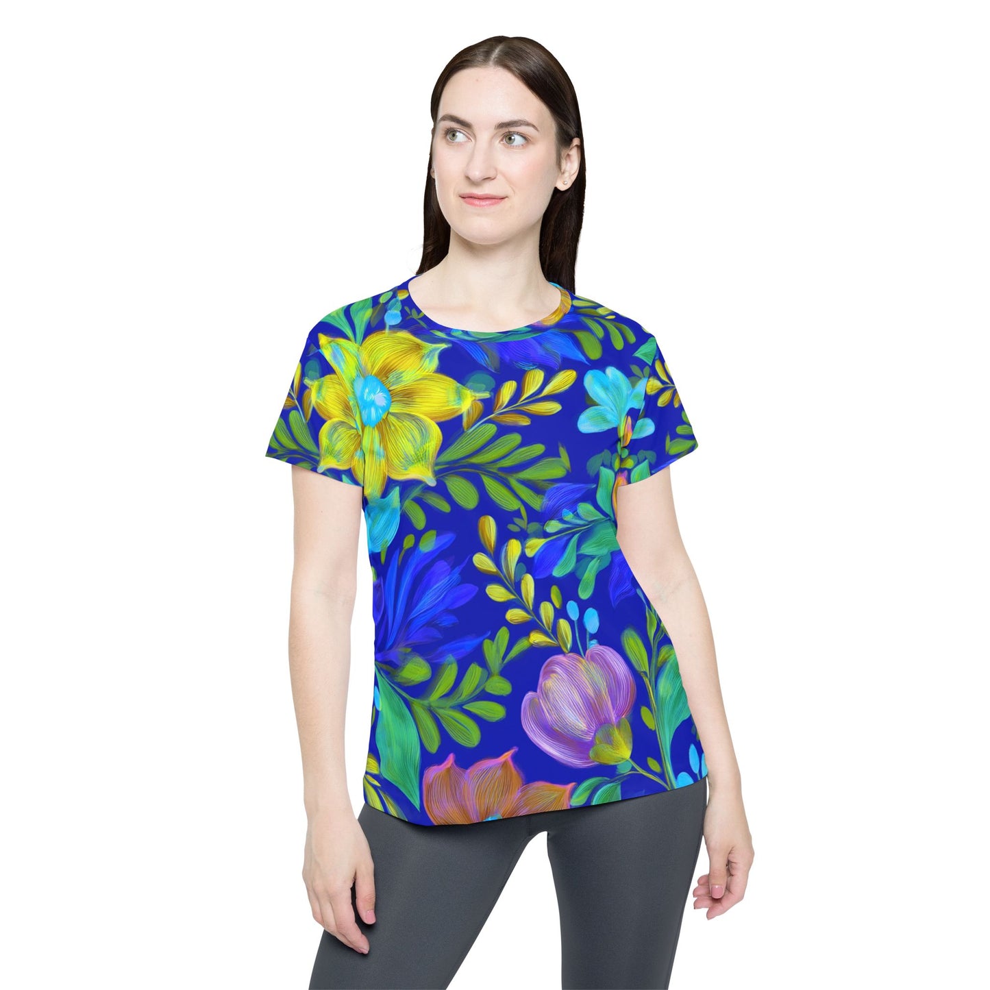 Floral Print Shirt, Shirt with Flowers