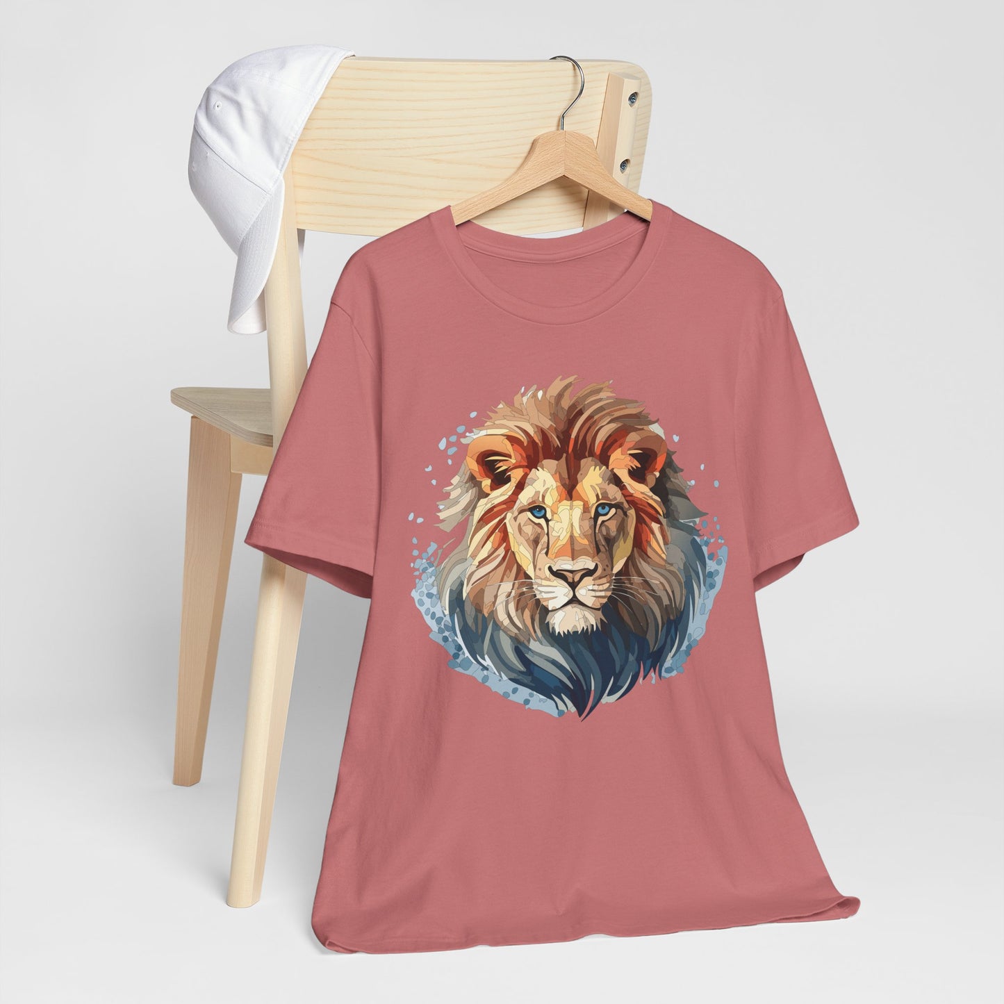 Lion Shirt, Animal Shirt, T-Shirt with Lion, Art Design Tee, Animal Tees, Safari T-Shirt 12