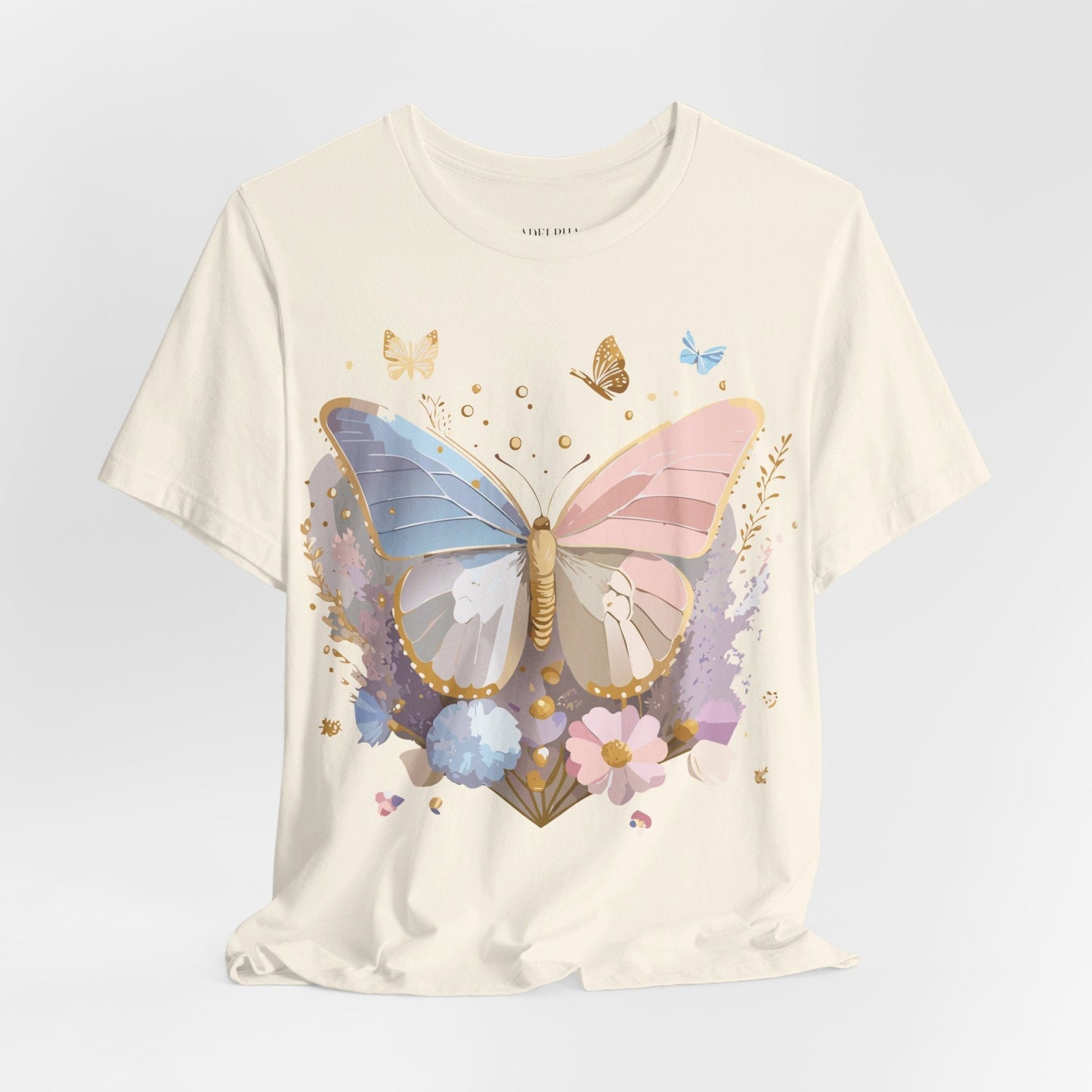 Butterfly Graphic Tee Adelpha Unisex Short Sleeve Shirt Vintage Inspired Art