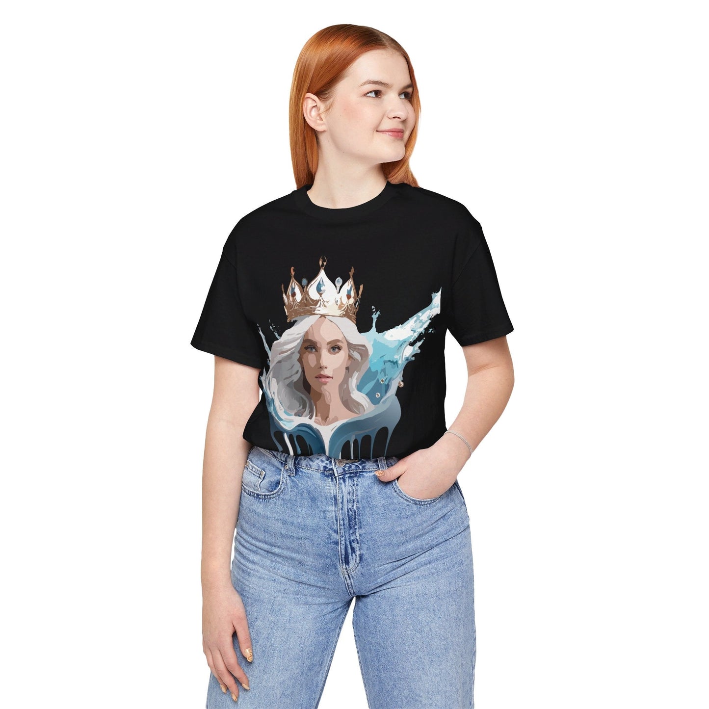 Queen Graphic T Shirt Unisex Jersey Short Sleeve Tee With Vintage Inspired Artwork Adelpha