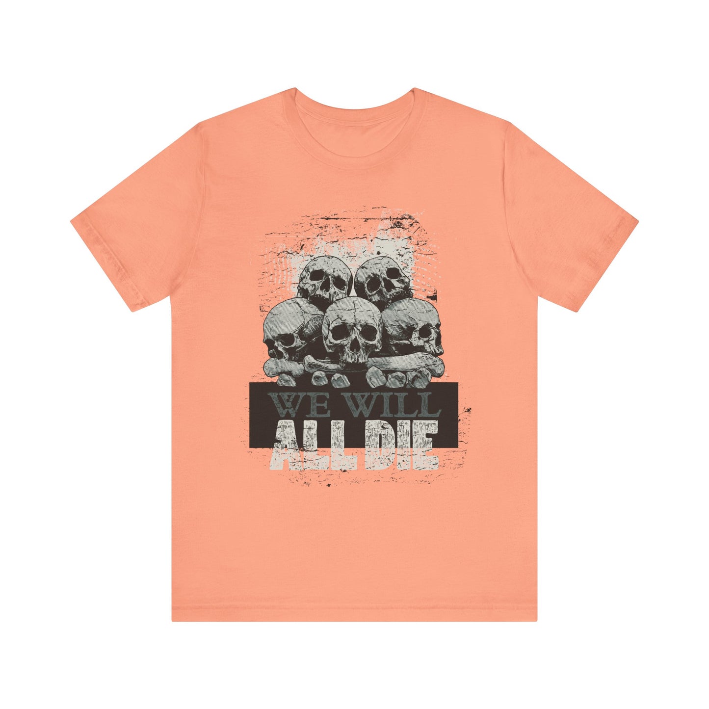 All Die Skull Graphic Design Tee, Skull Shirt, Vintage Tees, Art Design T-Shirt, Graphic Tee, Art Shirts