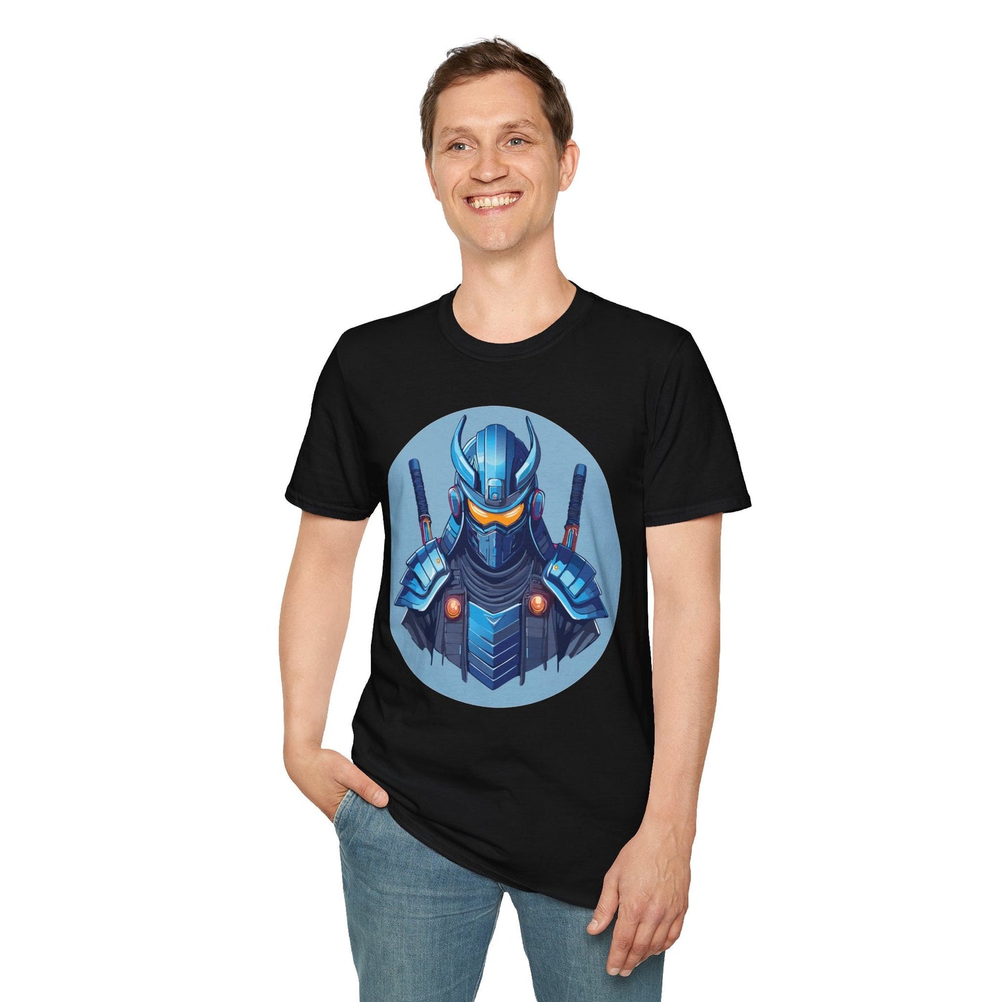 Samurai Shirt Unisex Softstyle T Shirt 100 Percent Ring Spun Cotton Gildan 64000