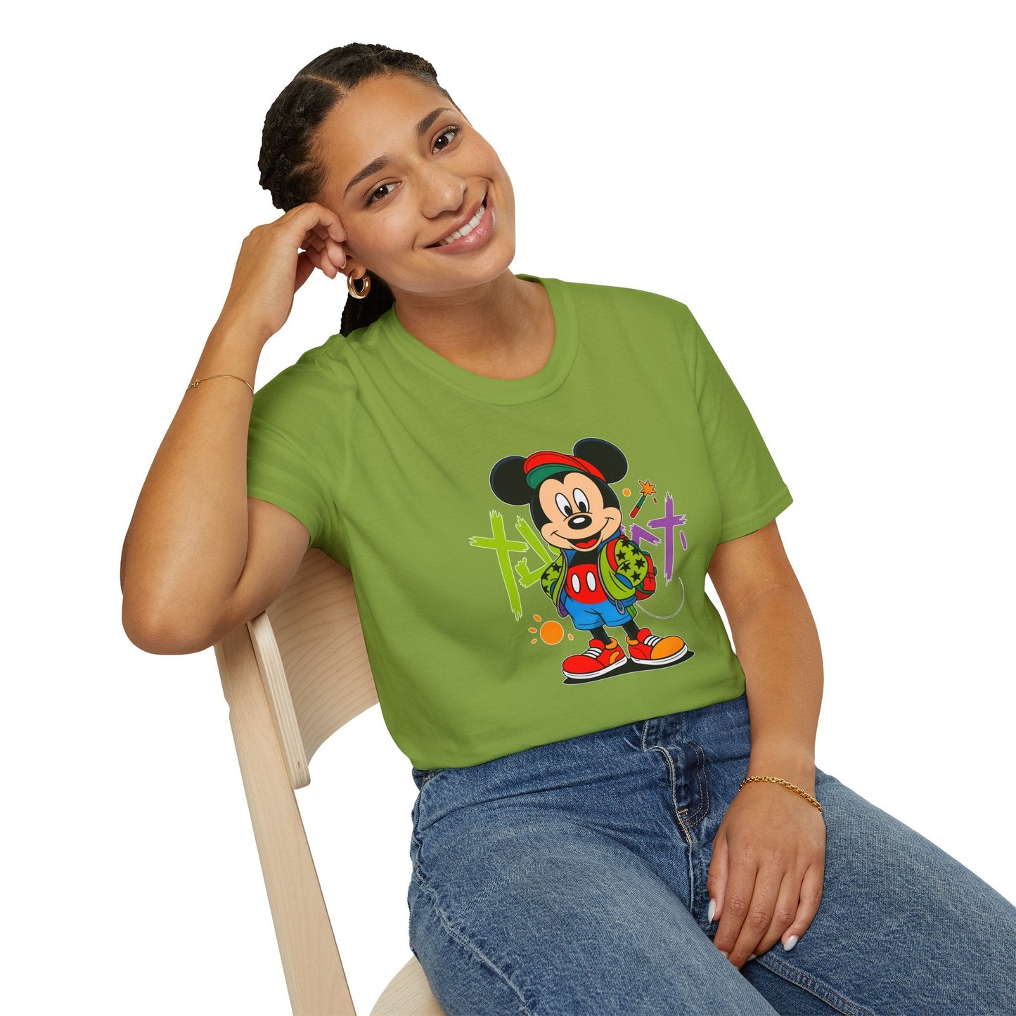 Unisex Cartoon T Shirt With Animation Artwork Funny Animals Tee For Casual Wear Everyday