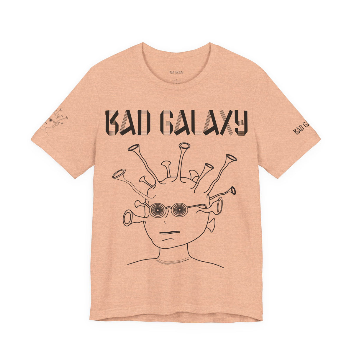 Alien Graphic Unisex Cotton Bella+Canvas Tee with Art Design b54