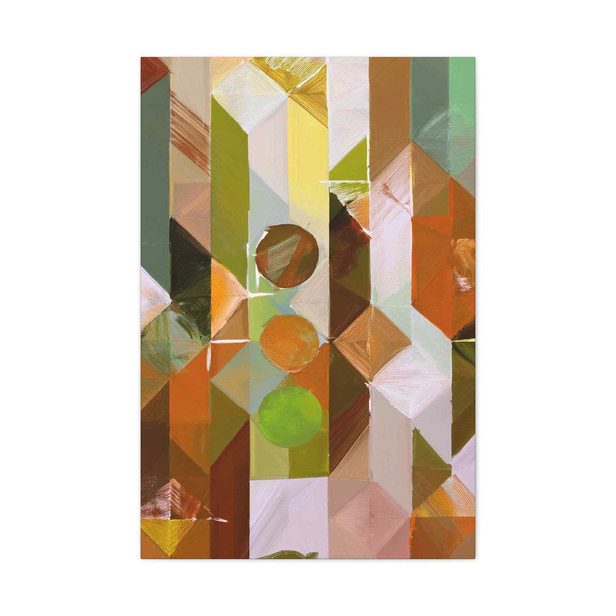 Abstract Geometric Painting Print Canvas 20x24,20x30,24x30 24x32,24x36,30x40 32x48,36x48,40x60 Pine-Wood Inner Frame ABS-56