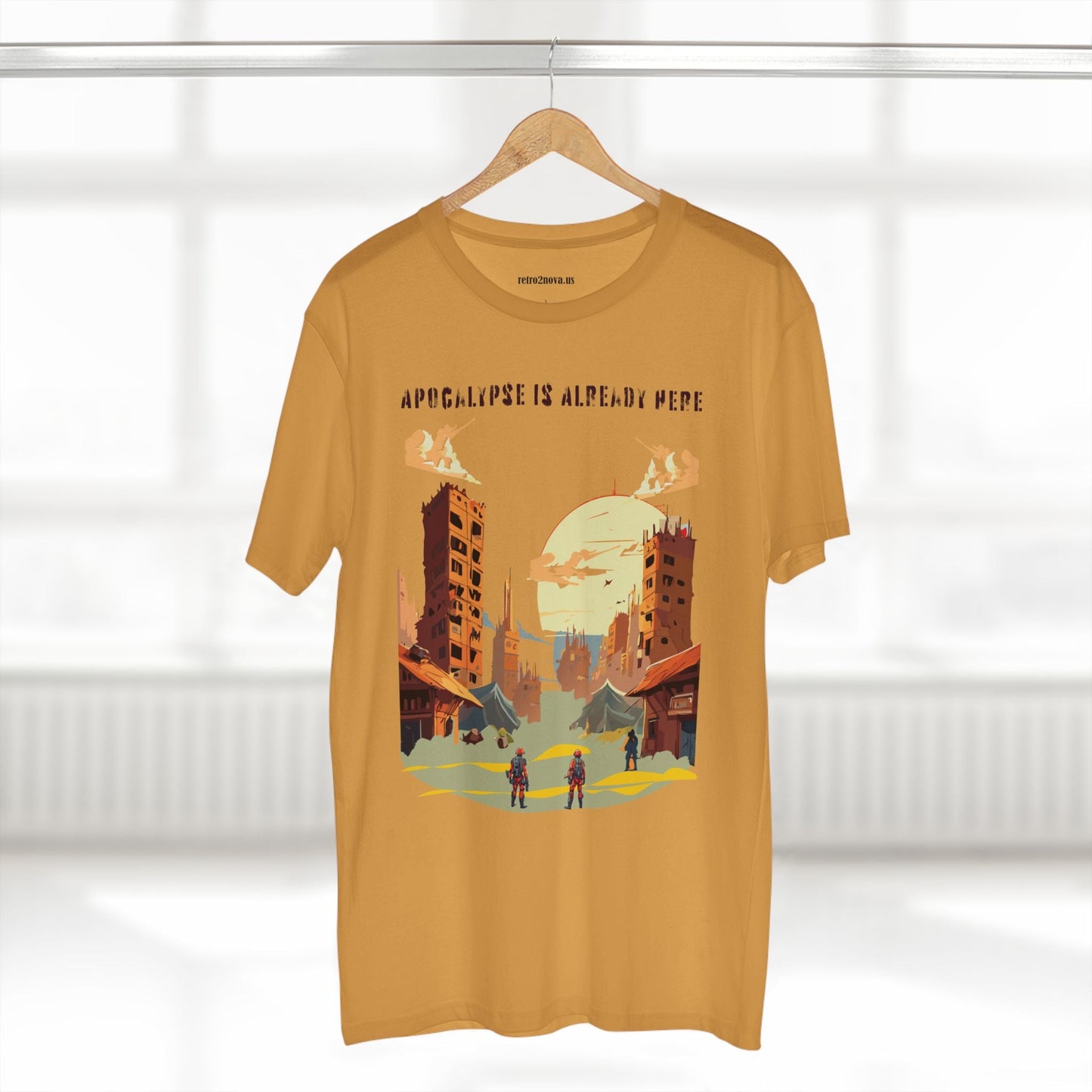 Unisex Premium Cotton Staple Tee With Original Art Design From Retro2Nova Art Collection