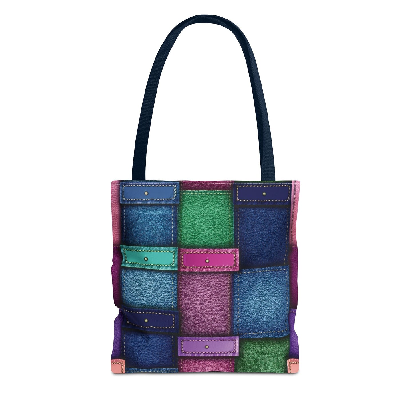 Denim Canvas Bag, Tote Bag Denim Printify