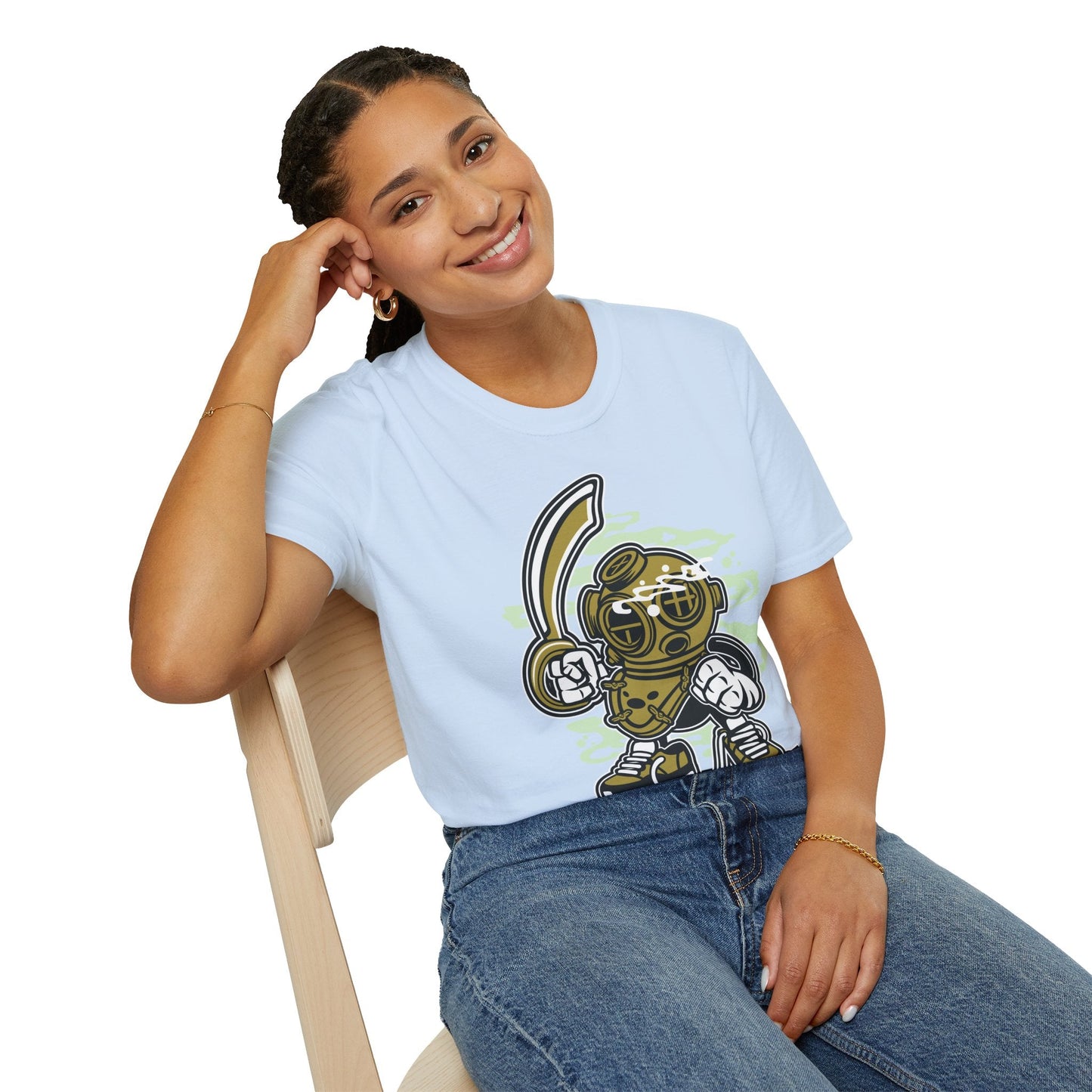Cartoon T Shirt Animation Tee Funny Tee Shirt Unisex Gildan Softstyle Cotton Comfort