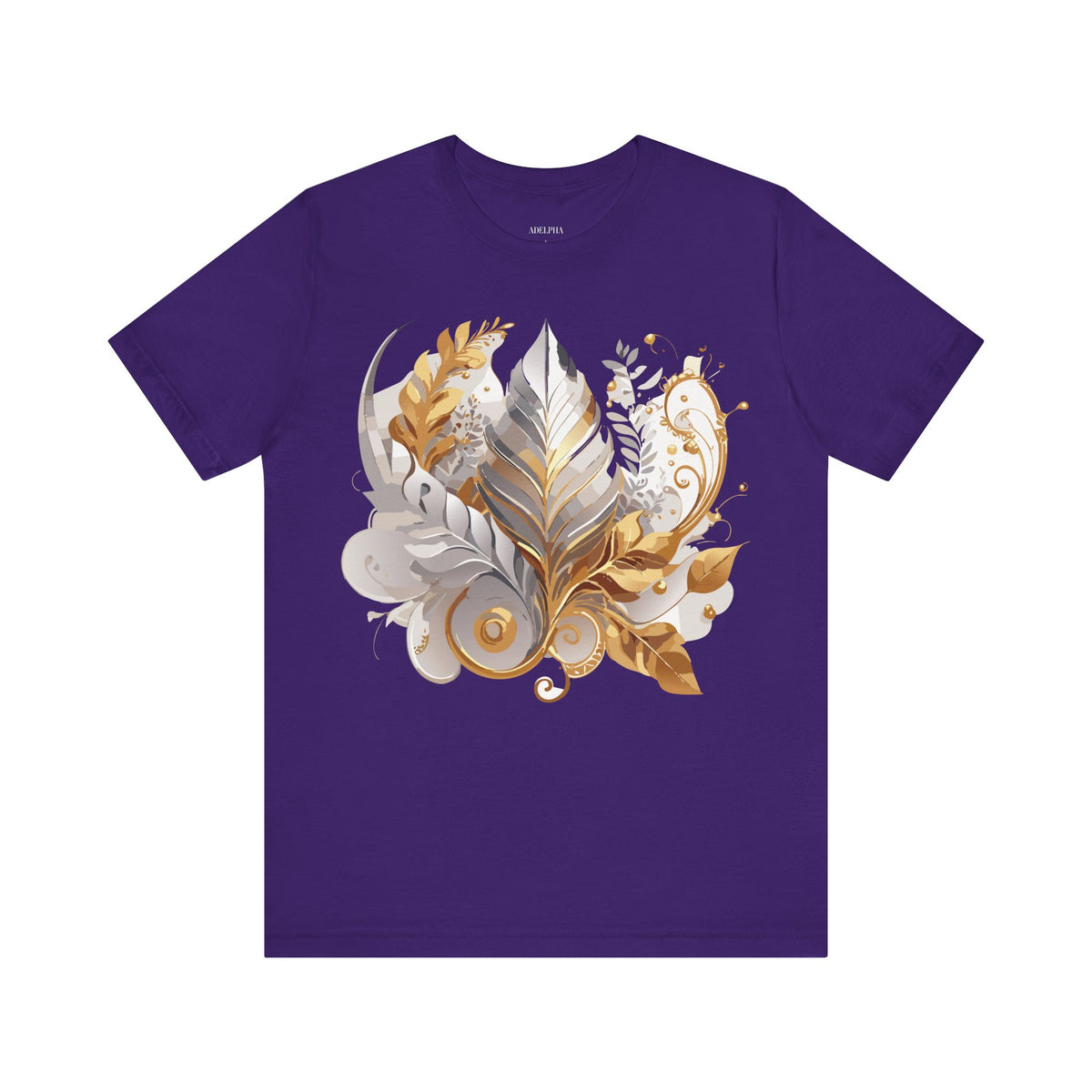 Jewelry Graphic Unisex Cotton Bella+Canvas Tee with Gemstones Art Design m46