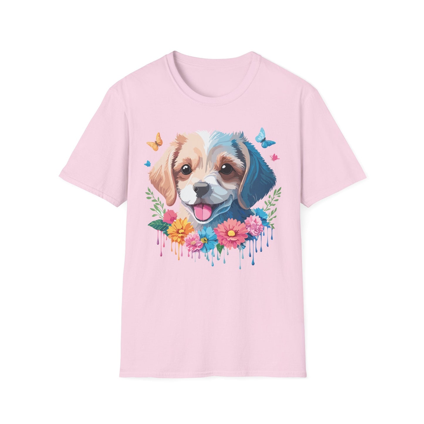Dog Shirt Unisex Softstyle Tee Gildan 64000 100 Percent Ring Spun Cotton