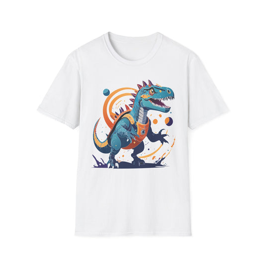 Alien Graphic Unisex Cotton Softstyle UFO Artwork Tee 12