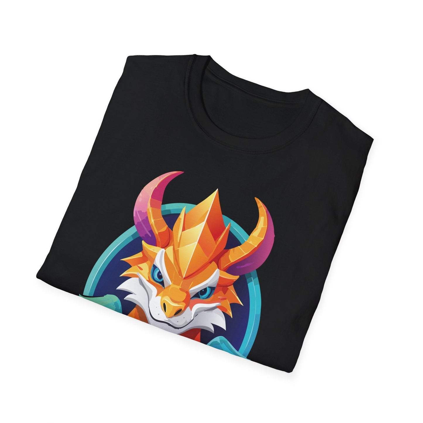 Dragon T Shirt Unisex Gildan Softstyle 64000 Comfortable Cotton Tee With Animal Design