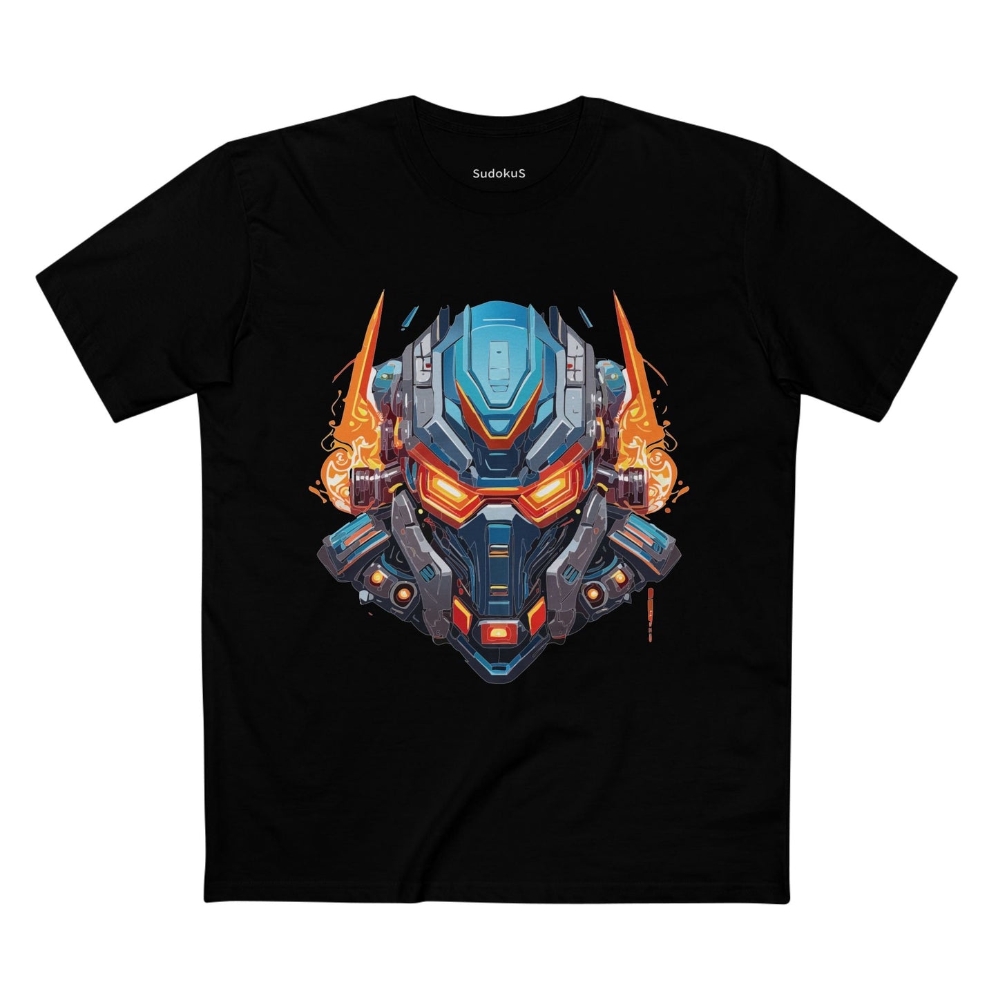 Cyborg Robot Graphic Unisex 100 Cotton Staple Tee 17