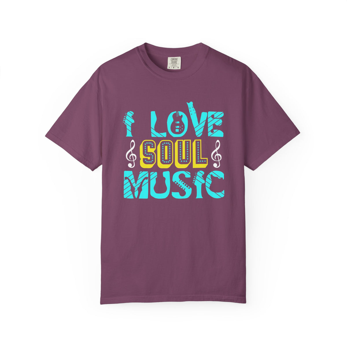 I Love Soul Music T-shirt Soul Music Graphic Unisex Cotton Tee 052